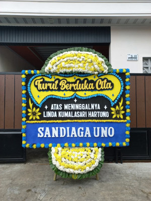 Papan Bunga Duka di Pontianak Utara