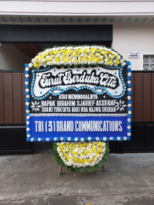 Papan Bunga Duka di Pontianak Utara